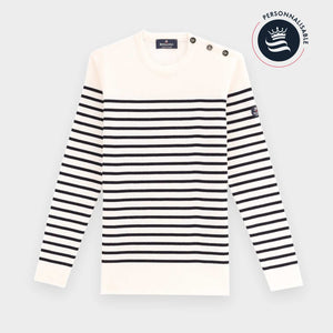 Pull marin rayé