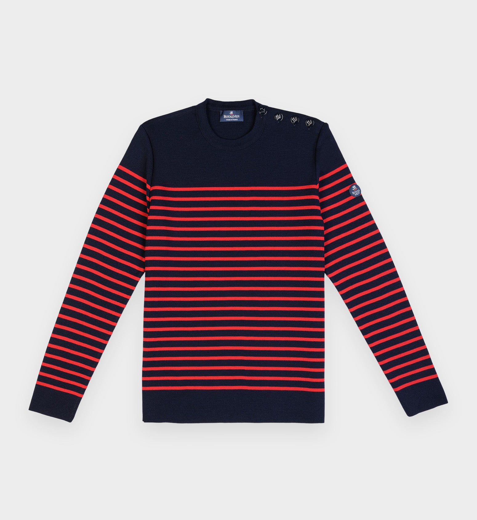 Pull marin rayé