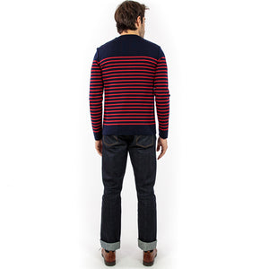 Pull marin rayé