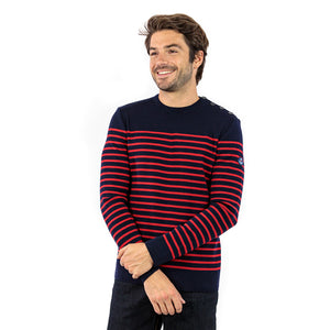 Pull marin rayé