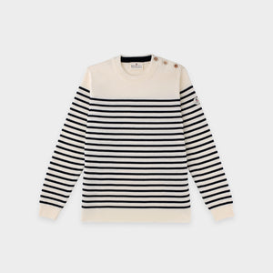 Pull marin rayé encolure ronde