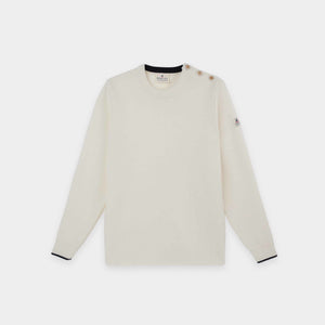 Pull marin uni encolure ronde