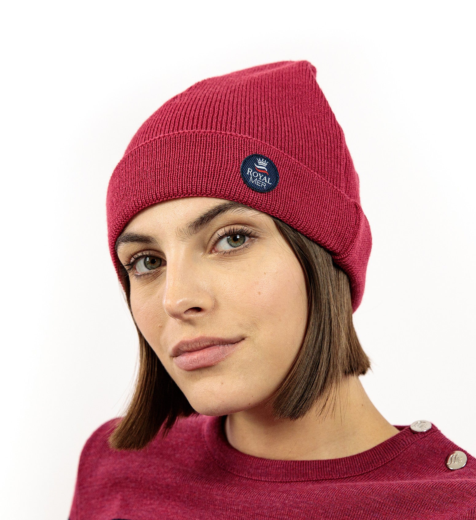 Bonnet uni 100% laine vierge