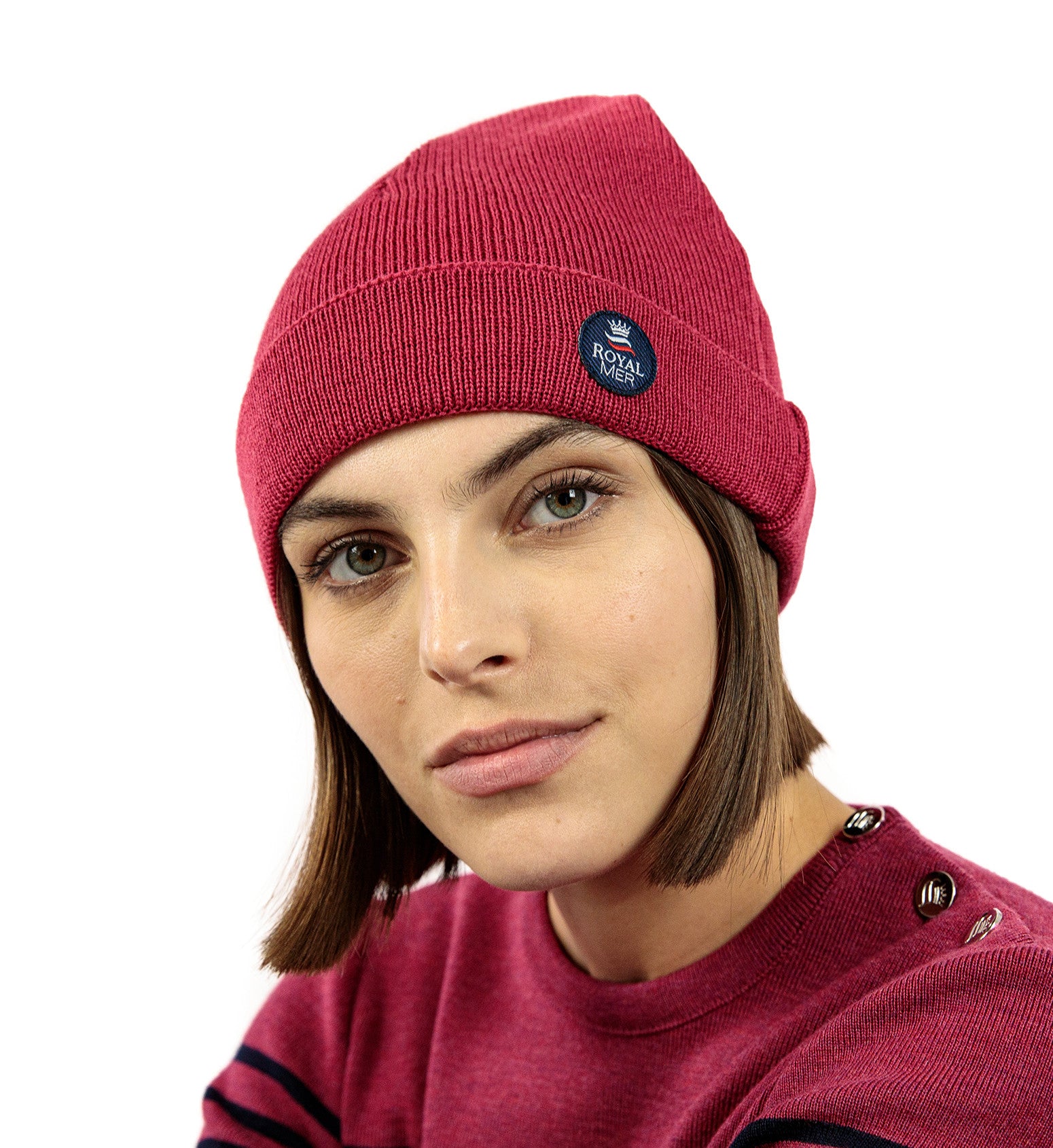 Bonnet uni 100% laine vierge