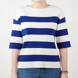 Wide striped sweater