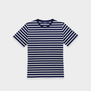 T-shirt rayé bicolore manche courte