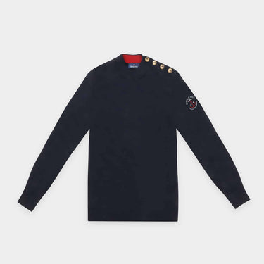 Sailor sweater with anchor embroidery