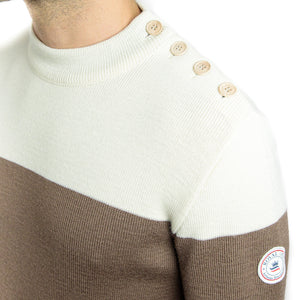 Pull marin bicolore