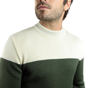 Two-tone sailor sweater