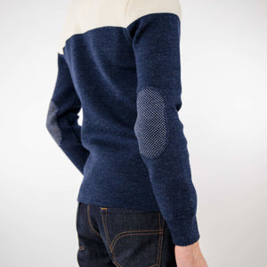 Two-tone sailor sweater