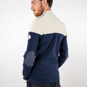 Pull marin bicolore