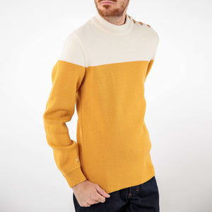 Two-tone sailor sweater