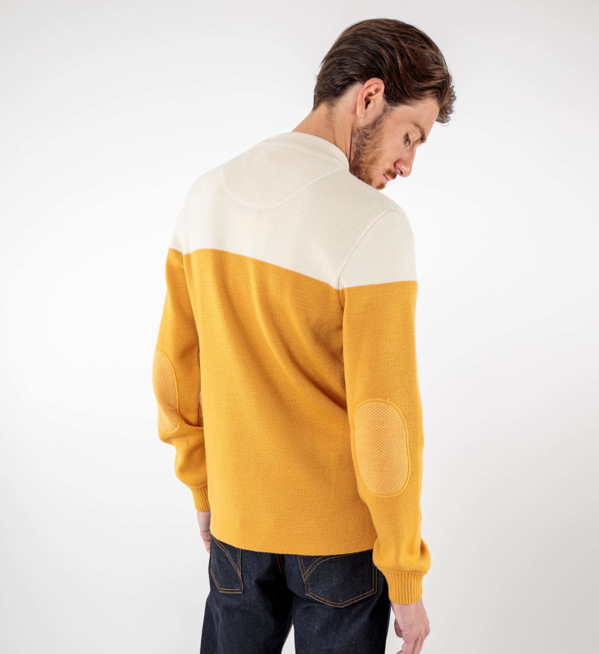 Two-tone sailor sweater