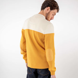 Two-tone sailor sweater