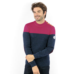 Pull marin bicolore