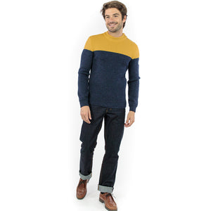 Two-tone sailor sweater