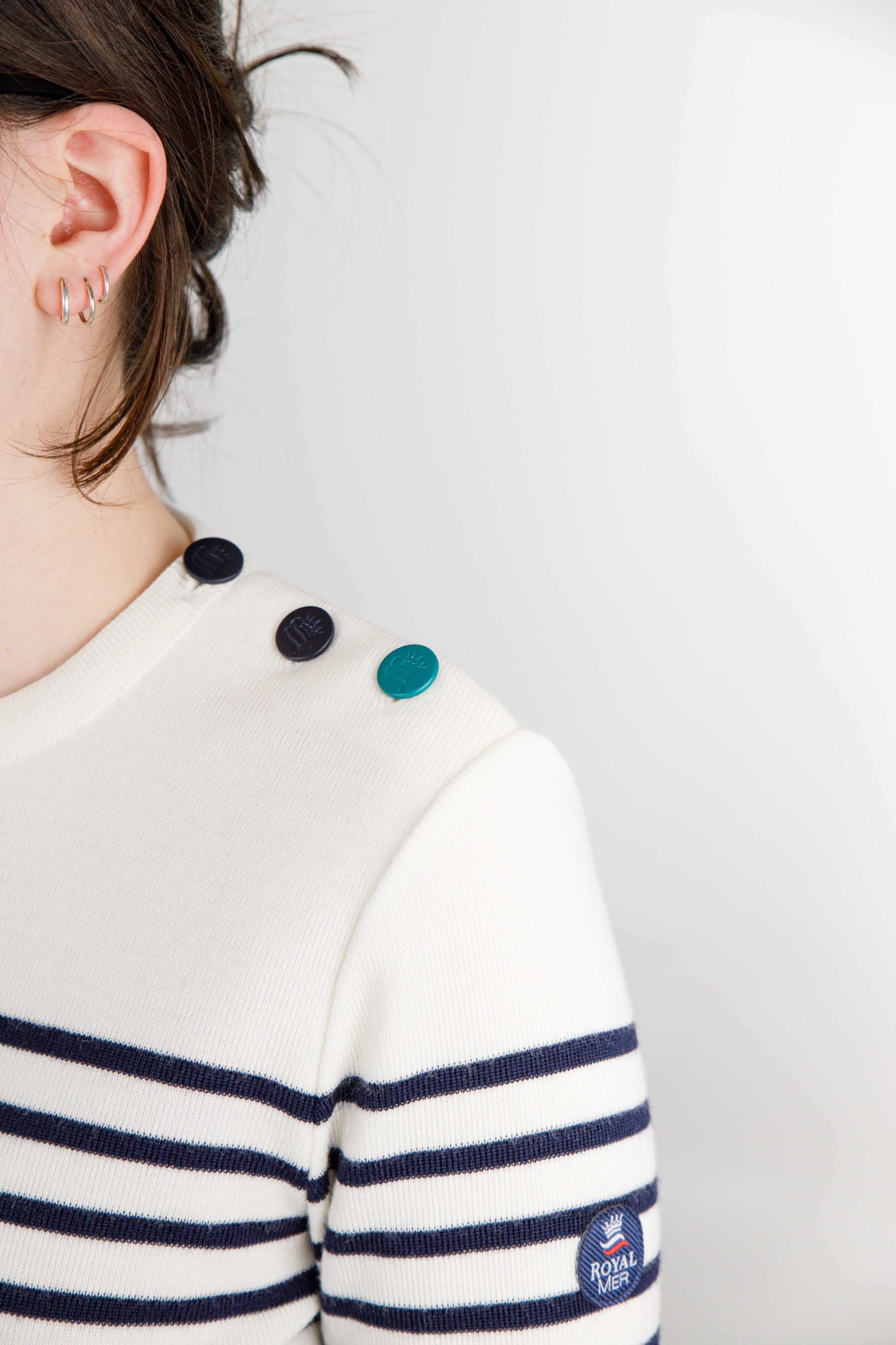 Pull marin rayé
