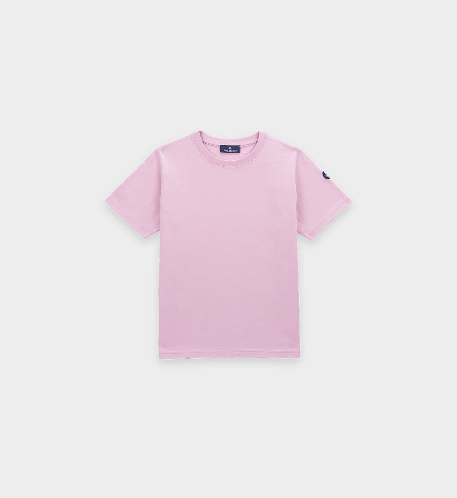 T-shirt col rond manches courtes en coton bio