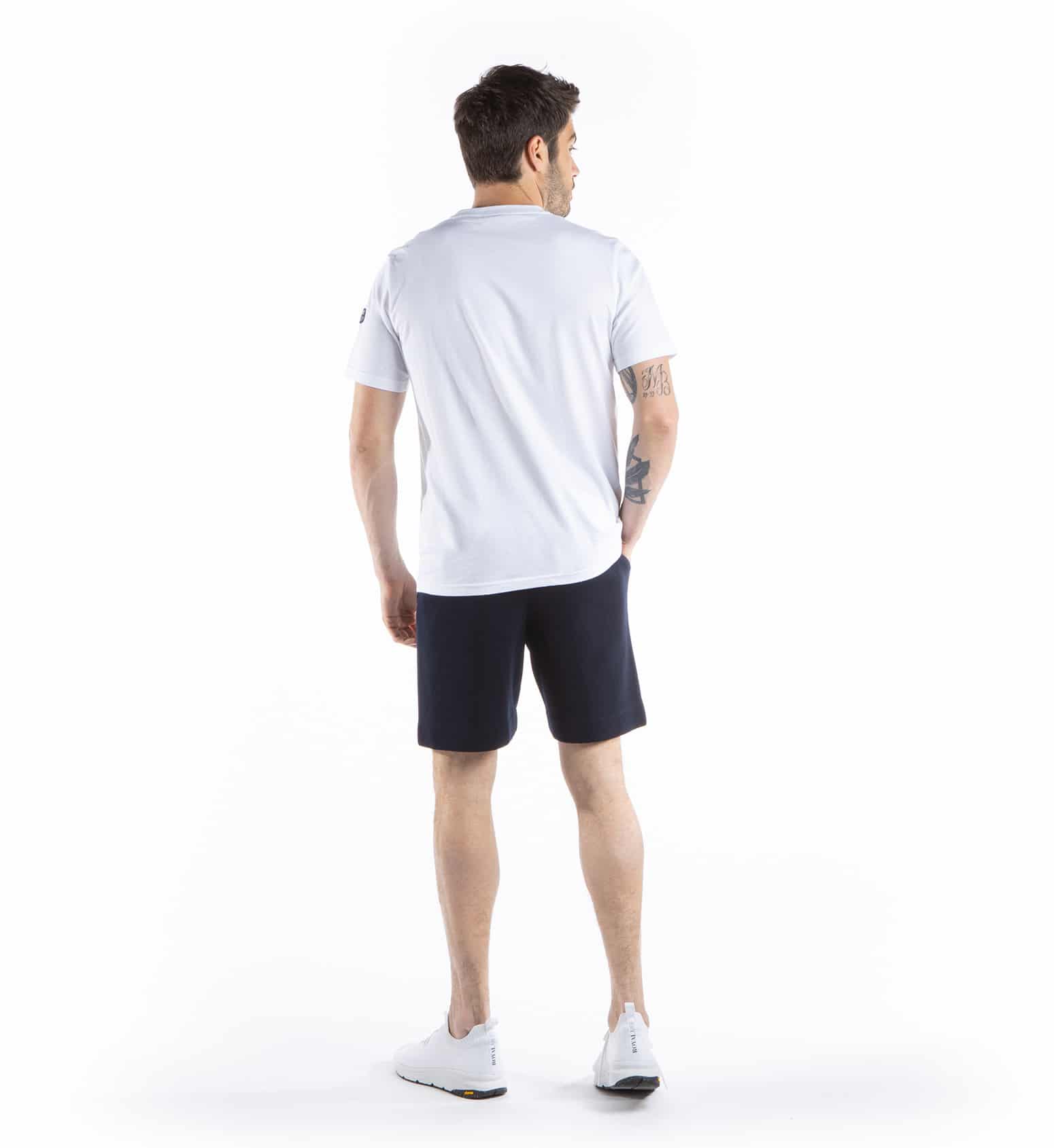 T-shirt col rond manches courtes en coton bio