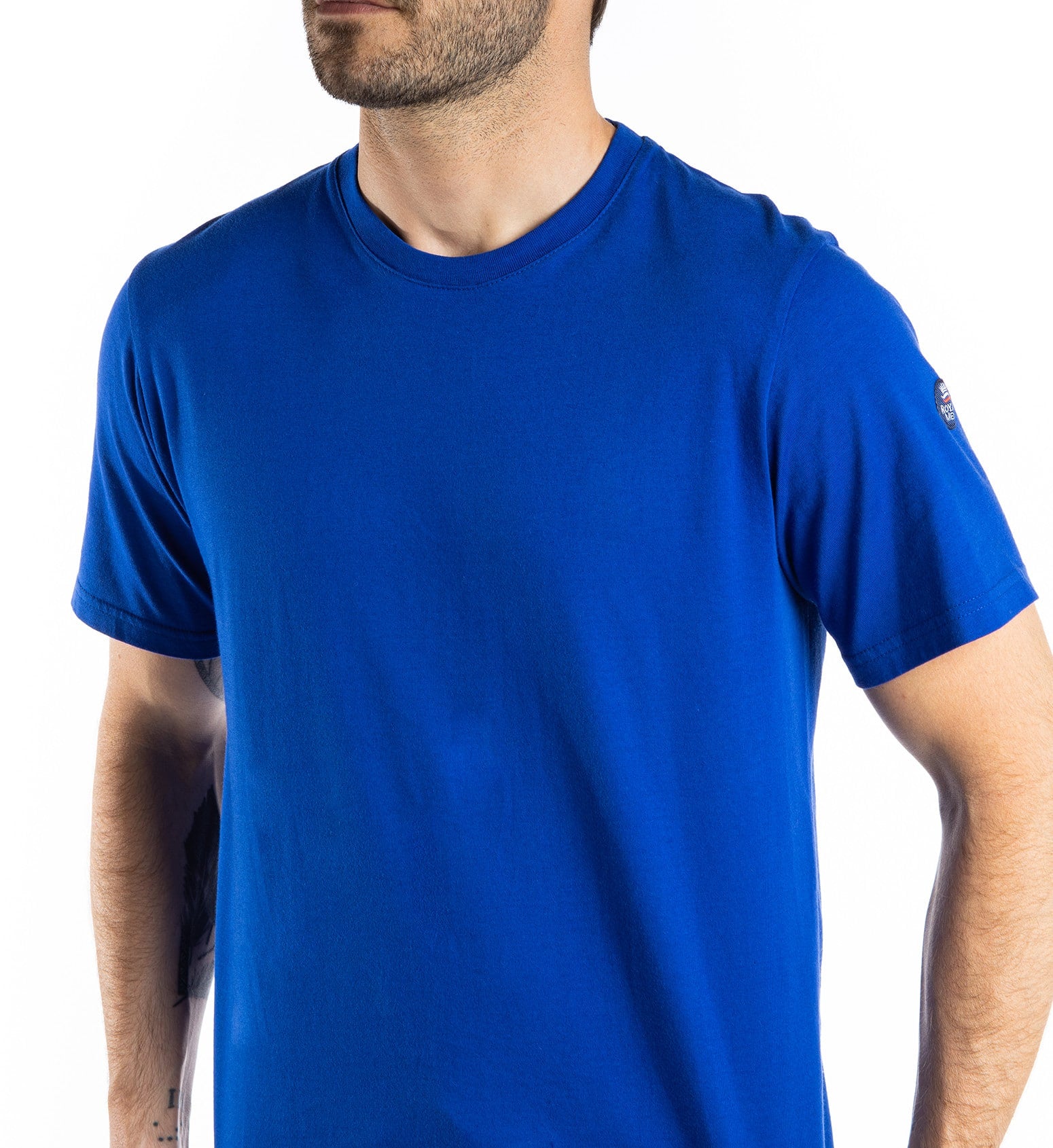 T-shirt col rond manches courtes en coton bio