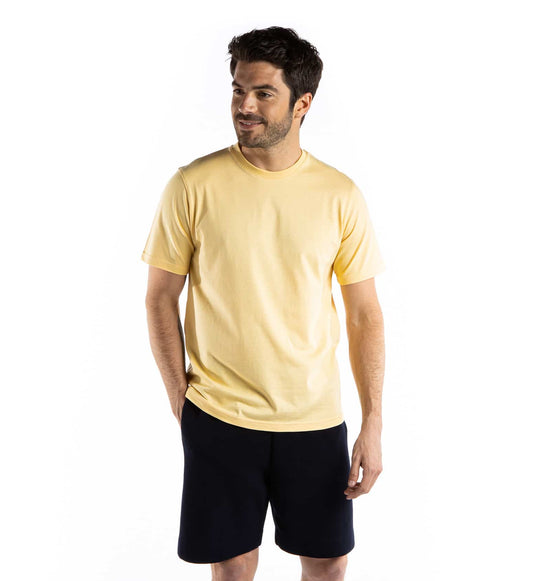 T-shirt col rond manches courtes en coton bio