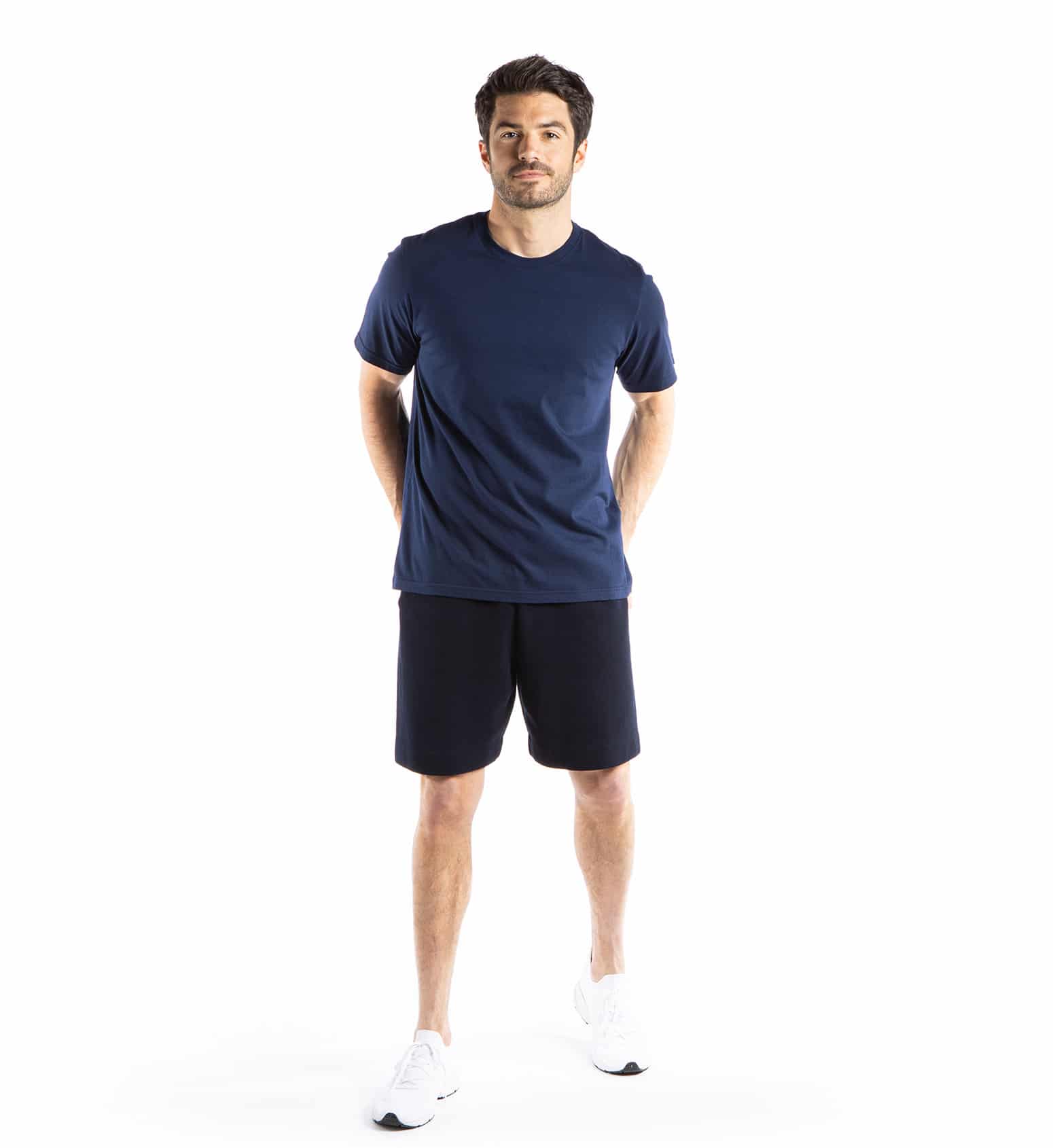 T-shirt col rond manches courtes en coton bio