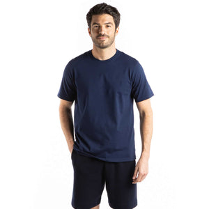 T-shirt col rond manches courtes en coton bio