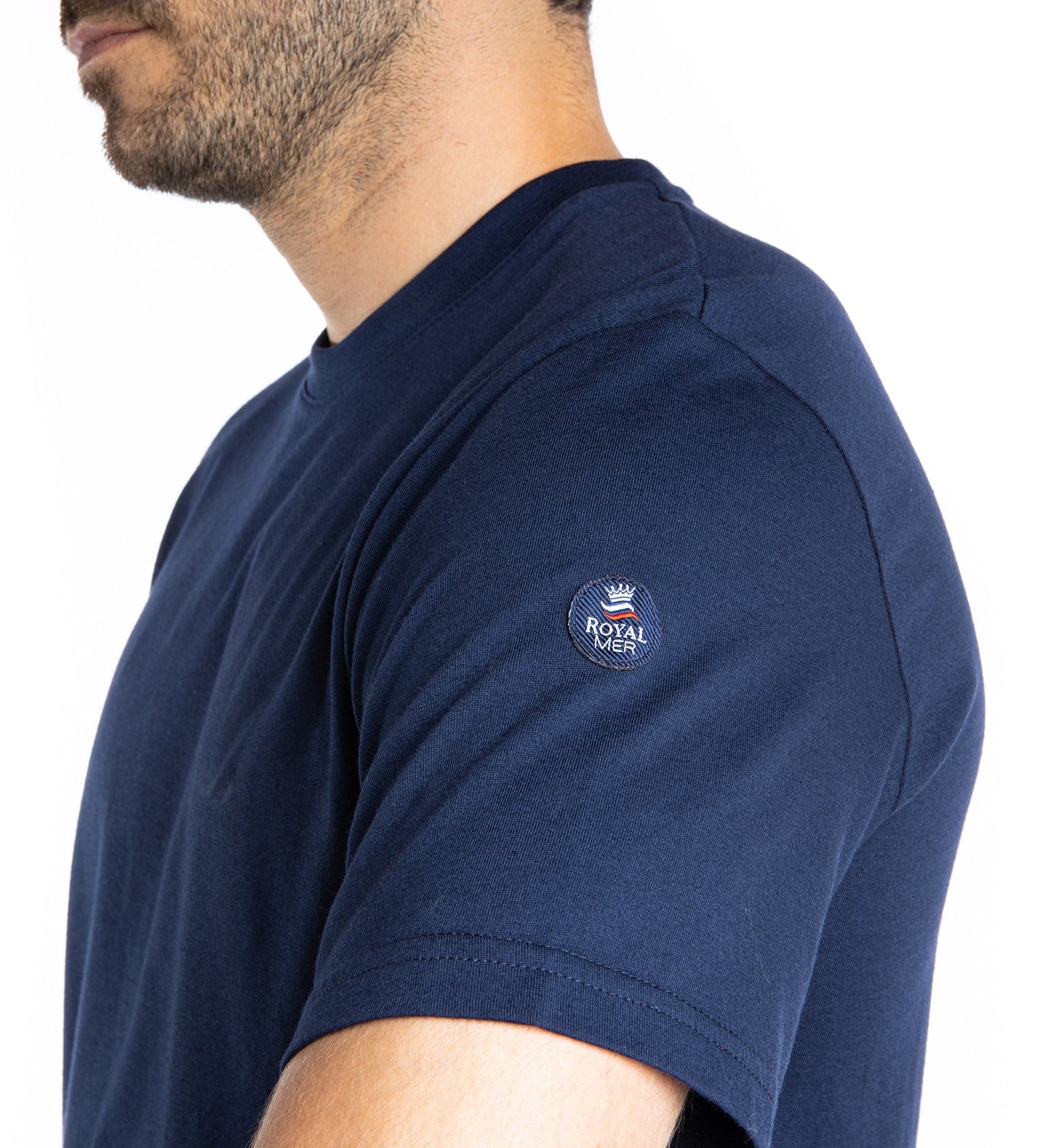 T-shirt col rond manches courtes en coton bio