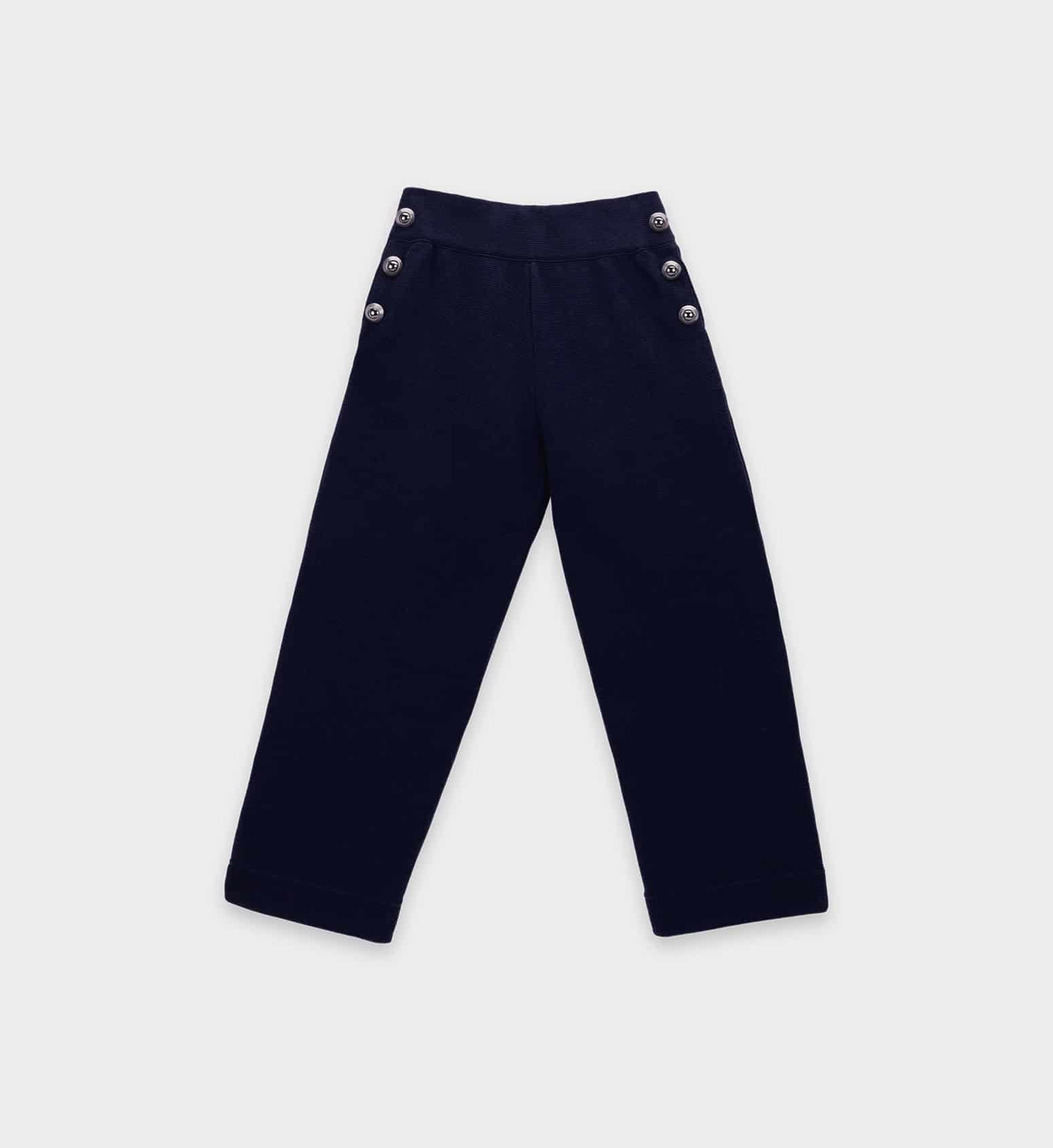 Cropped pants with bridge